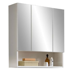 Mandy 3 Door Mirrored Cabinet