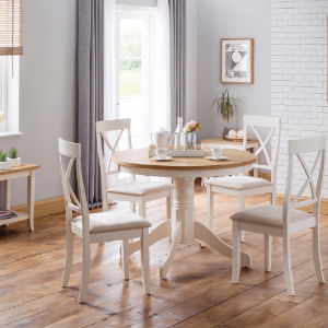 SET OF 2 IVORY DAVENPORT CHAIRS