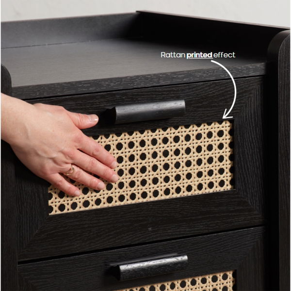 Sydney 5 Drawer Chest - Black Ash