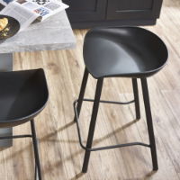 Renzo Bar Stool Black Roomset - Detail