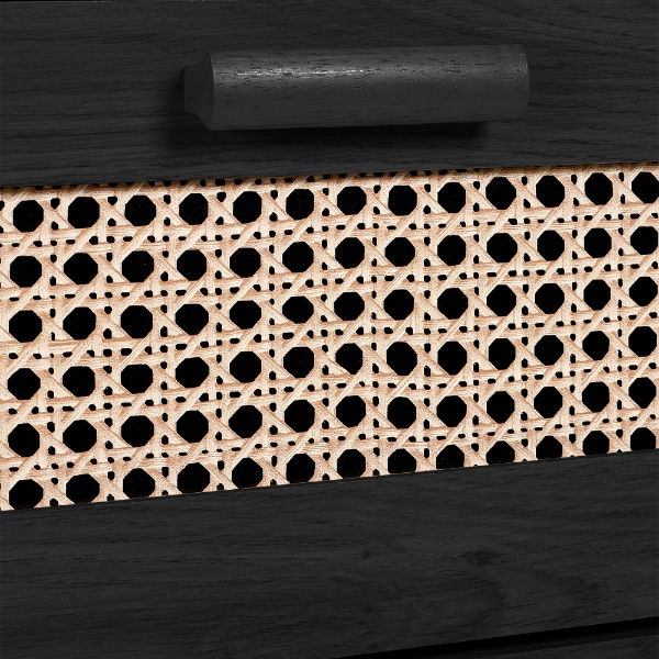 SYDNEY 5 DRAWER CHEST - BLACK ASH