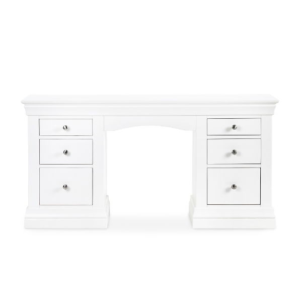 CLERMONT DRESSING TABLE - SURF WHITE