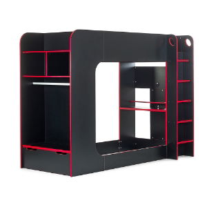 Impact Gaming Bunk Black &amp; Red