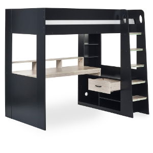 BLA002 - Blaze Gaming Highsleeper Black &amp; Pale Wood Cutout_1