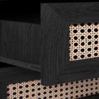 SYDNEY 5 DRAWER CHEST - BLACK ASH