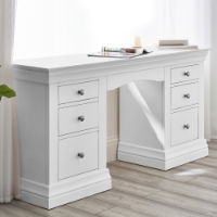 CLERMONT DRESSING TABLE - SURF WHITE