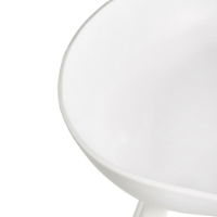 Renzo White Bar Stool - Curve Detail