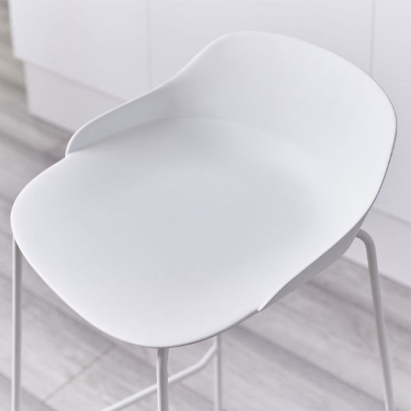 ROCCO STOOL - WHITE