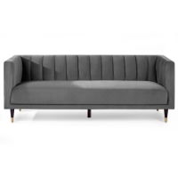 SAL413 - Salma Scalloped Back 3 Seater Grey Cutout_2