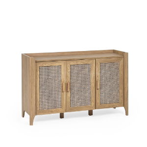 SYD008 - Sydney Rattan Effect 3 Door Sideboard Cutout_1