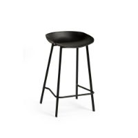 Renzo Black Bar Stool