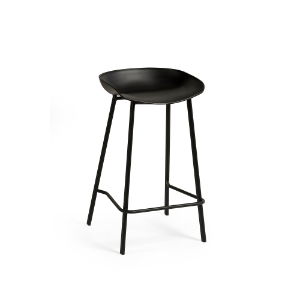 Renzo Black Bar Stool