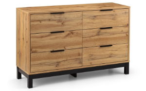 Bali 6 Drawer Wide Chest