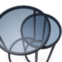 Chicago Round Nesting Side Tables 