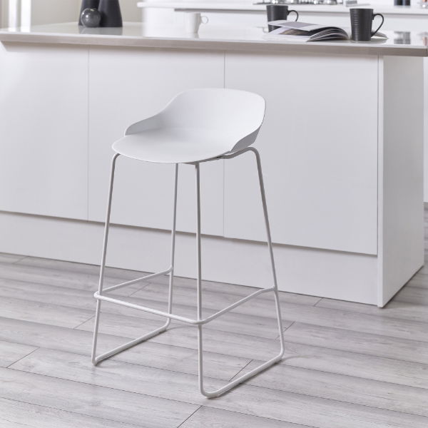 ROCCO STOOL - WHITE