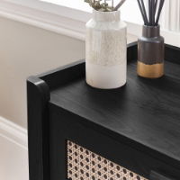 SYDNEY 5 DRAWER CHEST - BLACK ASH