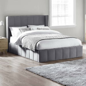 KATIE WINGED OTTOMAN BED 150CM - FSC MIX 70%(INT-COC-002320)