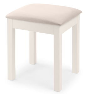 Maine Dressing Table Stool White