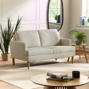 DAISY COMPACT 2 SEATER SOFA - PEARL BARLEY
