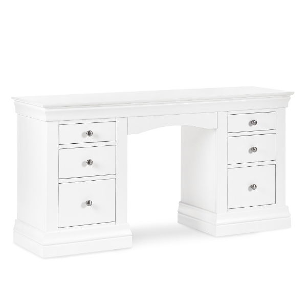 CLERMONT DRESSING TABLE - SURF WHITE