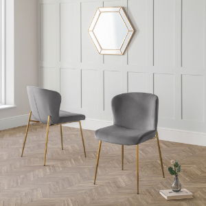 HARPER DINING CHAIR - GREY