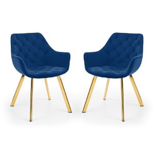 LORENZO DINING CHAIR - BLUE