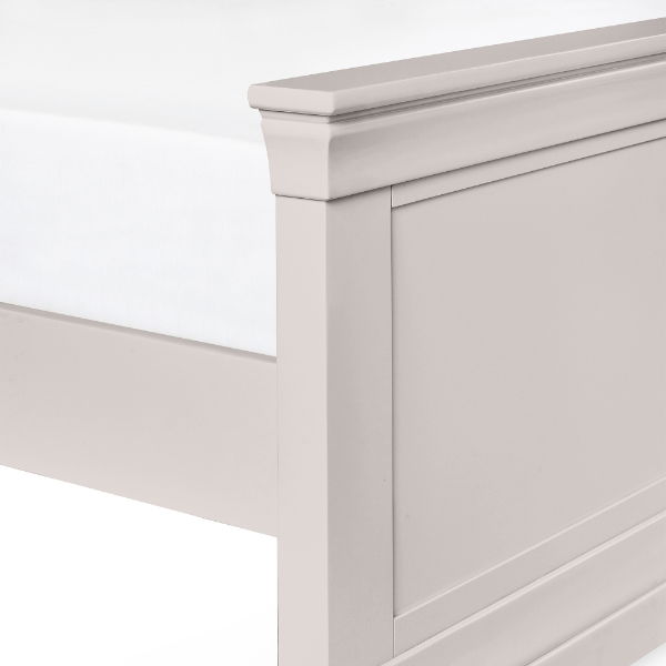 CLERMONT 135CM DOUBLE BED - LIGHT GREY