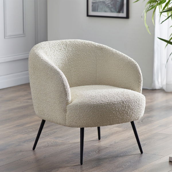 Gigi Boucle Accent Chair 