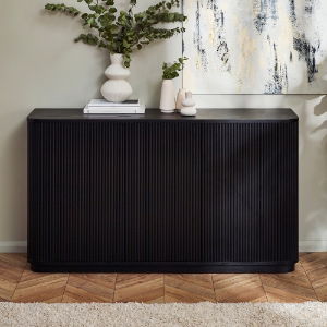 LOU011 - Louis Black Fluted Sideboard Roomset_1