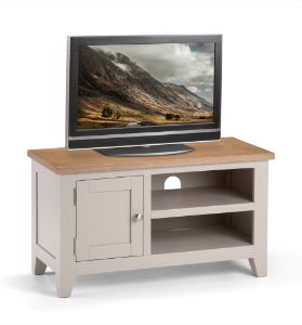 Richmond TV Unit - Elephant Grey/Pale Oak