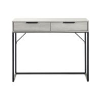 Bali 2 Drawer Dressing Table/Desk - Grey Oak